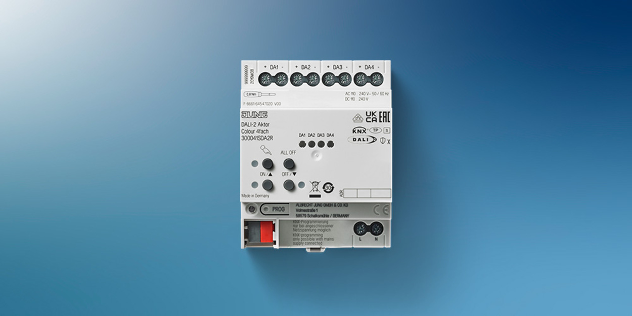 KNX DALI 2 Gateway Colour bei Elektro & Blitzschutz Wäsche GmbH in Meinsdorf